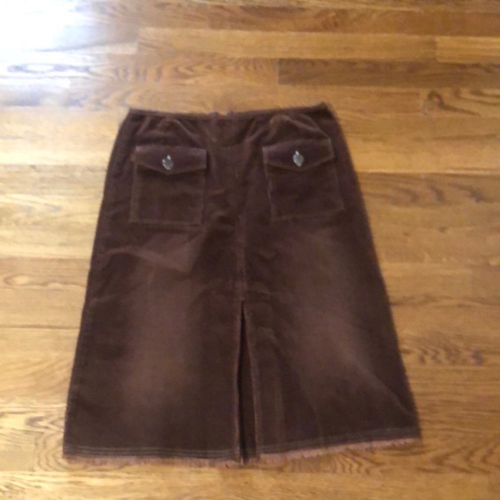 Cord skirt